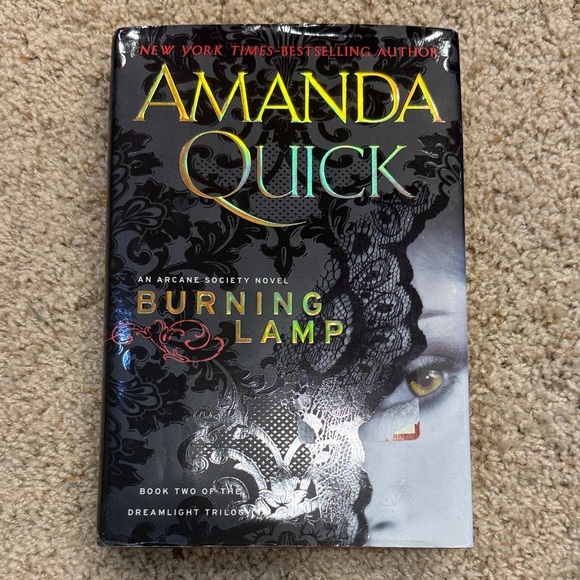 G.P. Putnams sons Other - Burning Lamp Novel by Amanda Quick-  Hardcover with holographic design